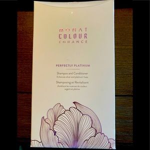 MONAT Color Enhance Perfectly Platinum shampoo &  conditioner set NEW SEALED